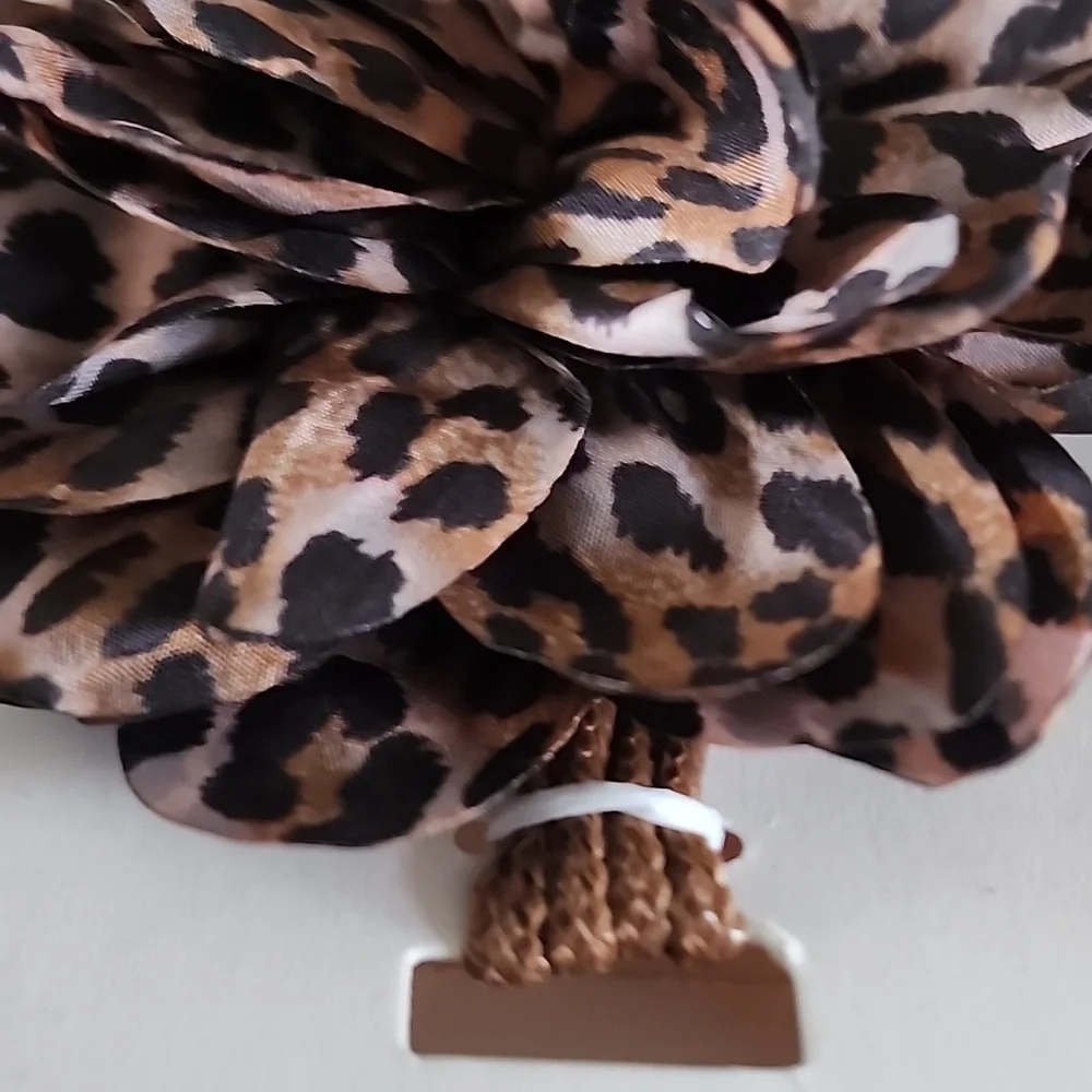 ZARA Double Flower Animal Print Necklace - Picture 14 of 16
